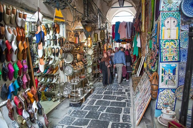 Bardo Museum with Medina, Carthage and Sidi Bou Private Tour - Sidi Bou Said: white walls, blue details, and open views