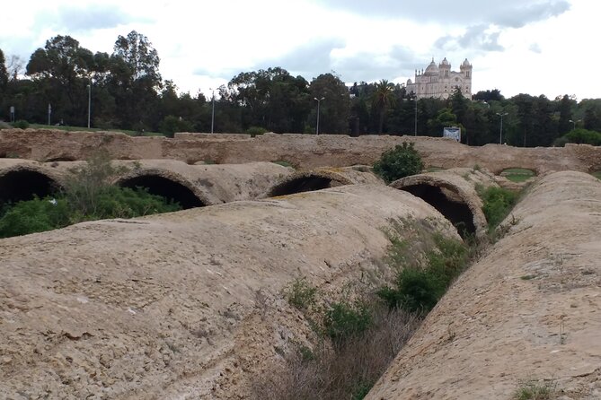 Group Guided Bike Tour of Carthage Archeological Site in Tunisia - The Tophet: a serious start among Punic remains
