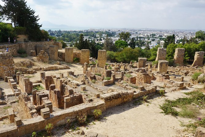 Guided Bike Tour of Carthage Archeological Site in Tunisia - Finishing on Byrsa Hill