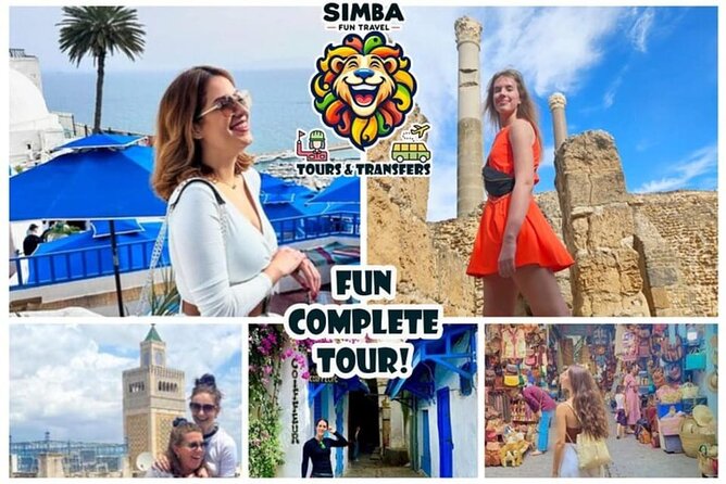 VIP Tour: Tunis Medina/Bardo, Sidi Bou Said, Carthage |PICKUP ALL - Sidi Bou Said, Tunisia’s blue-and-white balcony above the sea